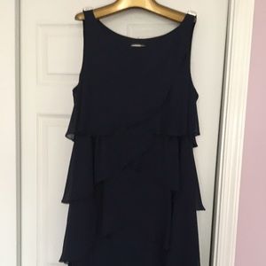 Beautifully flattering navy blue special occasion